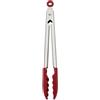KitchenAid Pinze in silicone e acciaio inox, 30,5 cm, colore rosso