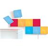Nanoleaf Canvas Starter Kit, 9 Quadrati Pannelli Luminosi Smart LED RGBW, Applique da Parete Interno Modulari, Luci Led 16M Colori WiFi, Funziona con Alexa, Sincronia Musica e Monitor, Deco e Gaming