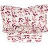 Morbidissimi Set lenzuola Completo letto in Pile Coral art. Brigida, Termico, Morbido, Caldo per letto Matrimoniale FUCSIA