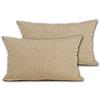 Cieffepi Home Collections Federa Copricuscino MULTICOLOR (Set 2 Federe 30x50 cm, Cappuccino)