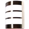VR VETRINEINRETE Vetrineinrete® Applique da esterno in acciaio a fasce attacco E27 lampada da parete per balcone terrazzo facciata IP44