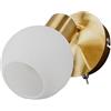 Lindby Applique 'Elaina' dimmerabile colore Oro, in Metallo ad es. Soggiorno & Sala da pranzo (1 luce, E14) di Lindby | applique