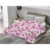 BANZAII TEXTILE INNOVATOR ONLINE Banzaii Trapuntino Singolo 170x260 cm Primaverile Estivo, Copriletto Leggero Trapuntato Imbottito Made in Italy - Gabriella Fuxia