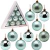 Christmas Concepts® Confezione di Palline di Albero di Natale da 10-60 mm - Baubles Decorati Lucidi, opachi e Glitterati ... (Menta Verde)