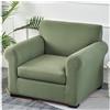 AQIGR Copridivano con Schienali Separati E Cuscini Seduta, 1 Posto Copridivano Antiscivolo con Fascia Elastica, Elasticizzato Decorazione del Soggiorno Prova di Graffio Copridivano (Color : #35)