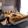 Loussiesd Set di lenzuola per cavallo matrimoniale con cavallo al galoppo, set di biancheria da letto adolescenti, camera da letto, animali selvatici, cavalli, lenzuola in stile fauna selvatica, con 2 federe