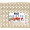 Bama Tappeto Antiscivolo in Gomma per Doccia, Cream, 53 x 53 x 30 cm