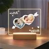 SosnSusn Lampada Personalizzata con Foto - Regali Personalizzati San Valentino per Lei Lui, Idee Regalo Fidanzato Fidanzata Compleanno Natale Anniversario - Amore infinito [Classe di efficienza energetica A]