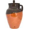 Fratelli Colì Tegame Pignata Rustica con Coperchio, Tegame da Forno, Tegame Terracotta Marrone, Altezza 20