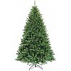 GIODICART Chantal Albero di Natale Realistico, Artificiale in PVC, Base in Metallo, Apertura ad Ombrello (Altezza 210 cm, 1094 rami, diametro max 122 cm)