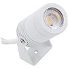 Lampo Lighting Technology Lampo Mini Proiettore LED 6W Faretto Orientabile Per Interno Ed Esterno - Bianco, 4000°K LUCE NEUTR