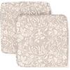 PARAMAISON Cuscini Coprisedia Shabby Chic Edera, Set da 2 pezzi, Imbottito, con Fascia Elastica, Sfoderabile, 40x40 cm, Vari Colori