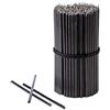 Danilovo Candele (Nero) Profumate in Pura Cera d'Api - Candele Chiesa Ortodossa per Preghiere, Natale, Lunghe, N80, Altezza 18,5 centimetri, 200 pz