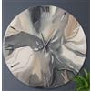Generico Orologio da Parete, Soggiorno, Cucina, Moderno,Effetto marmo, Base legno, Lavorazione a resina, Numeri a rilievo, Diametro disponibile 40/60/80/100 cm, Made in Italy (Macchia, 40 cm.)