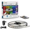 Suprema Kit Striscia LED WIFI SMART 5metri 18W Multicolor RGB + telecomando multifunzione + Alimentatore Certificato TUV-GS - Adesivo 3M 9080A