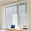 Generic Tende Veneziane in Legno, 60cm 70cm 80cm 100cm 115cm 120cm 140cm 155cm, Veneziane da Interno Tende Veneziana Legno Lamelle da 25mm Privacy Protezione Solare Persiane per Casa Ufficio(White)