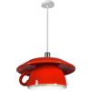 Pink Palm Lampadari a sospensione in ceramica a forma di tazza da caffè, lampada a sospensione per isola cucina, 5,7 pollici, luci a sospensione moderne da soffitto, lampada a isola nordica per bancone, bar, co
