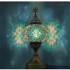 VALVELLO | Lampada A Mosaico | Turchese | Turca Marocchina, Stile Tiffany, Decorativa In Vetro Per Camera Da Letto, Soggiorno, Regalo Per Occasioni Speciali/Persona Speciale