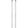 YOKIVE 2pz Lampada Tubo Nipple, 25.5cm Lunghezza M10 Filettatura 1mm Passo Zinco Placcato Tubo Lampada Parti, Ottimo per Luce Raccordi
