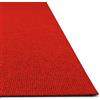 Floordirekt Tappeto per eventi e fiere, tappeto in feltro agugliato, per fiere, matrimoni ed eventi, rivestimento per pavimenti in diversi colori e dimensioni (200 x 200 cm, rosso, 43 LV)