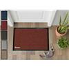 GENERICO Zerbino Asciugapassi Antiscivolo Antinciampo Tessitura Morbida Retro Gommato Varie Misure 100% Made in Italy tappeto asciugapasso (90x150 cm, ROSSO)