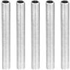 YOKIVE 5pz Lampada Tubo Nipplo, 8cm Lunghezza M10 Filettatura 1mm Passo Zinco Lega Tubo Lampada Riparazione Parti, Ottimo per Luce Raccordi