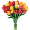 HAOSHICS 30 steli di tulipani artificiali in lattice finto - vero tocco finto colorato, per bouquet di Pasqua, primavera, matrimoni, centrotavola e composizioni floreali, decorazione per la tavola