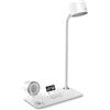 Generic Lampada da scrivania, display digitale, luce da scrivania, ricarica wireless a 360 gradi, regolabile, controllo touch per la cura degli occhi, comoda per uso domestico o lavorativo, 42 x 24 x 13 cm,