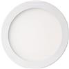 puntoluceled Pannello LED Slim Rotondo 18W Luce Naturale - Faretto da Incasso Bianco per Controsoffitto e Cartongesso
