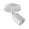V-TAC Portafaretto LED Montaggio a Plafone Rotondo GU10 Orientabile Colore Bianco