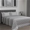 Dorian Home Trapunta Estiva Letto Singolo 100% Puro Cotone Certificato Sambuco Nocciola