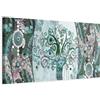 murando - Quadro Gustav Klimt 120x40 cm 1 Pezzo - Stampa su Tela Strutturata XXL Grande - Quadri Moderni Soggiorno Grandi - Stampe da Parete Murale Arte Moderno Pittura - Astratto