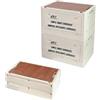 S.I.C Cassetta Pieghevole,Con coperchio in legno,tavolo pieghevole da campeggio,Scatola Portaoggetti, per Armadio, Casa, Auto, Viaggio, Campeggio, (Crema, 2*（44 * 31.5 * 25CM）)