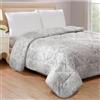 Home Tresor - Trapunta Invernale Matrimoniale Imbottita in Morbida Microfibra, Piumone Letto Autunno Inverno Traspirante Anallergico Fantasia 2 Piazze 250x250 cm, Classic 6