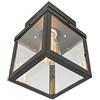 Qazqa rotterdam - Lampada da soffitto Moderno - 1 luce - L 160 mm - Nero - Moderno - Illuminazione esterna