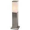 Qazqa malios - Palo da terrazza Moderno - 1 luce - L 80 mm - Acciaio - Design - Illuminazione esterna