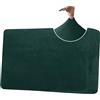 BXFUL Copriseduta Divano Elasticizzato in Velluto Fodera per Cuscino ad Alta Elasticità Cuscino per Divano Fodera per mobili Coprisedile per Divano Fodere per Cuscino (2 Posti,Verde scuro)