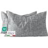 Dorian Home - Federe Cuscino Letto 50x80 Cotone 100% Puro, Morbido e Certificato, Coppia di 2 Federe Abbinate da Aggiungere al Set Copripiumino, Federa Cuscini 4 Stagioni con Comoda Patella di 18 cm