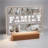 WERWAES Lampada Personalizzata con Foto - Regalo San Valentino per Lui Lei - Foto Personalizzata Idea Regalo - Sette Colori di LED Luci - Confezione Scatola Regalo - Regalo Anniversario Per Lui o Lei