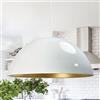 bamyum Diametro 50 cm Lampadario Cucina Industriale in Metallo E27 Lampadari Vintage Lampade a Sospensione Vintage Illuminazione Lampada da Soffitto - ‎Bianco