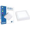 CLAR HYBEC - Plafoniera LED Soffitto Quadrata, Lampade Soffitto, Plafoniera LED Esterno, Lampadario Bagno, Plafoniere a LED, Lampada Cucina, LED Bagno 4000ºK, 20W (Pack 1)