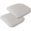Generic (Set di 1/2/4) Cuscino per Sedia A Ferro di Cavallo in Pelle/Cuscino per Sedile, Cuscini Morbidi E Durevoli, Cuscini per Sedie da Cucina Antiscivolo con Rivestimento Lavabile in Lavatrice