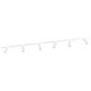 Ledvion Sistema di Binario 2m Monofase Bianco 6 faretti senza GU10