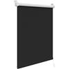 WOLTU Tenda a Rullo Interni Oscurante Klemmfix senza Fori Tenda Avvolgibile Oscurante per Protezione Solare per Finestre e Porte, 80x210 cm [Larghezza Tessuto: 76 cm], Nero