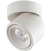 SKYGOO Moderni faretti antiriflesso da 12 W, faretti a soffitto orientabili da superficie, faretti a colori Macaron Cob senza fori di apertura, corridoi, ingressi, faretti a LED, luce bianca fredda 6000K
