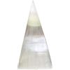 Artigianato Lampada Piramide di Selenite base circa 14 cm h 32-33 cm