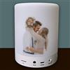 Il Macchia Lampada Led Portatile Personalizzata con Foto Luce da Comodino Touch Multicolore con Altoparlante Cassa Bluetooth Wireless e Usb