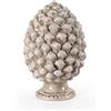 GICOS IMPORT EXPORT SRL Pigna in ceramica tondo 8 * 8 * 10 cm colore antique antico casa giardino artigiani d'oriente CRE-837722