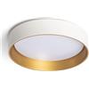 LEDKIA LIGHTING LEDKIA Plafoniera LED 20W Circolare Metallo Ø450 mm CCT Selezionabile Broad | CCT Selezionabile 2700-6500K | Flusso Luminoso 1600 lm | Ø450 mm Design Metallo | Adatta per Soggiorno, Cucina
