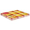MAQA 250 pezzi tovagliette carta monouso, Tovaglietta americana scozzese giallo e rosso 30x40 cm, ideale come sottopiatto